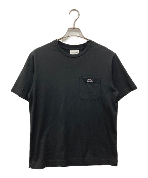LACOSTE（ラコステ）LACOSTE (ラコステ) ポケットTシャツ ブラック サイズ:Mの古着・服飾アイテム