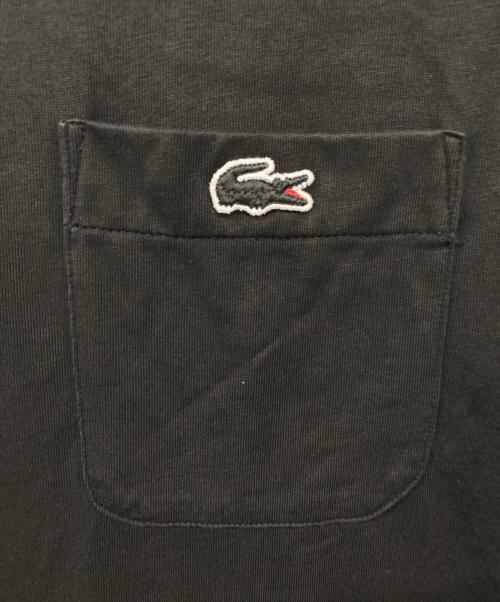 LACOSTE（ラコステ）LACOSTE (ラコステ) ポケットTシャツ ブラック サイズ:Mの古着・服飾アイテム