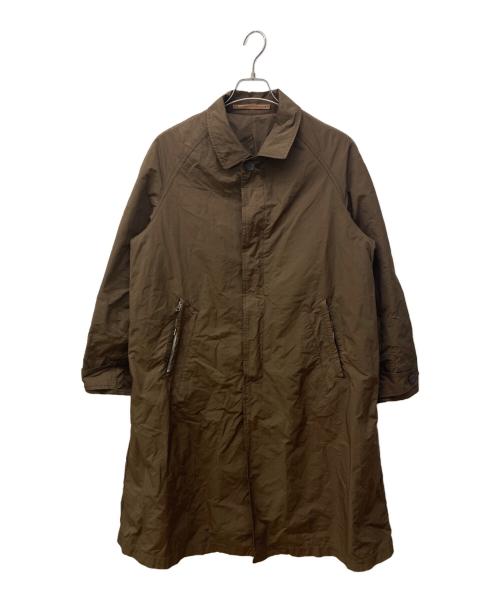 SCYEBASICS（サイベーシックス）SCYEBASICS (サイベーシックス) 高密度タフタバルマカーンコート ブラウン サイズ:40の古着・服飾アイテム