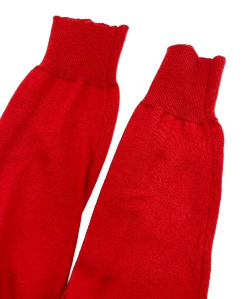 ERIKA CAVALLINI semi-couture（エリカ カヴァリーニ セミクチュール）ERIKA CAVALLINI semi-couture (エリカ カヴァリーニ セミクチュール) ニットカーディガン レッド サイズ:Lの古着・服飾アイテム