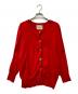 ERIKA CAVALLINI semi-couture（エリカ カヴァリーニ セミクチュール）の古着「ニットカーディガン」｜レッド