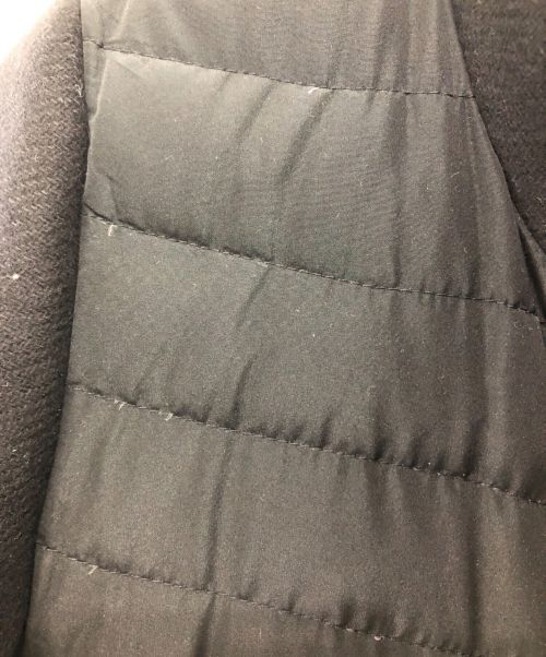 MONCLER（モンクレール）MONCLER (モンクレール) CALIPSO(カリプソ) ウール×ポリエステル ダウンコート ブラック サイズ:00の古着・服飾アイテム