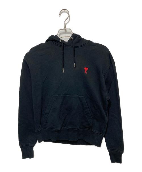 AMI Alexandre Mattiussi（アミアレクサンドルマテュッシ）AMI Alexandre Mattiussi (アミアレクサンドルマテュッシ) SMALL ADC HOODIE ブラック サイズ:XXSの古着・服飾アイテム