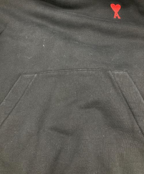 AMI Alexandre Mattiussi（アミアレクサンドルマテュッシ）AMI Alexandre Mattiussi (アミアレクサンドルマテュッシ) SMALL ADC HOODIE ブラック サイズ:XXSの古着・服飾アイテム