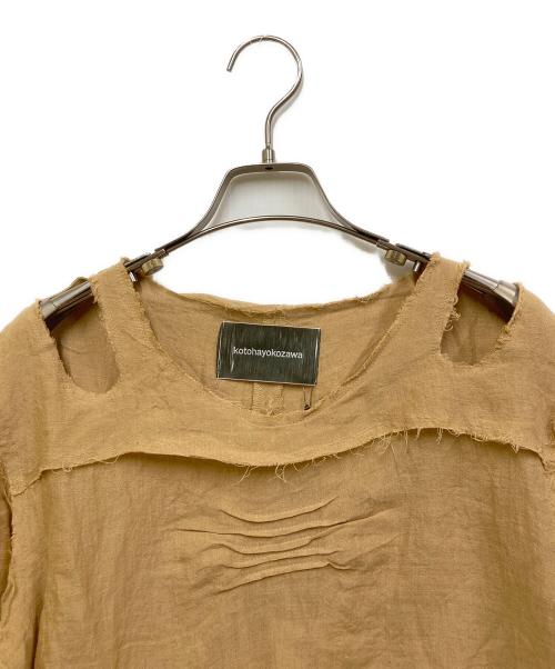 kotohayokozawa（コトハヨコザワ）kotohayokozawa (コトハヨコザワ) ヘンプガーゼシャツ サイズ:SIZE Freeの古着・服飾アイテム