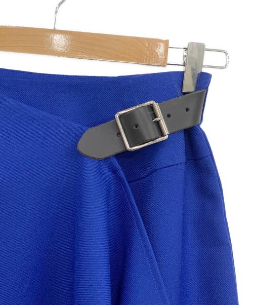 O'NEIL OF DUBLIN（オニールオブダブリン）O'NEIL OF DUBLIN (オニールオブダブリン) ラップスカート ブルー サイズ:ＳＩＺＥ８の古着・服飾アイテム