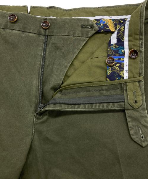 PT TORINO（ピーティートリノ）PT TORINO (ピーティートリノ) SLIM FIT パンツ グリーン サイズ:54の古着・服飾アイテム