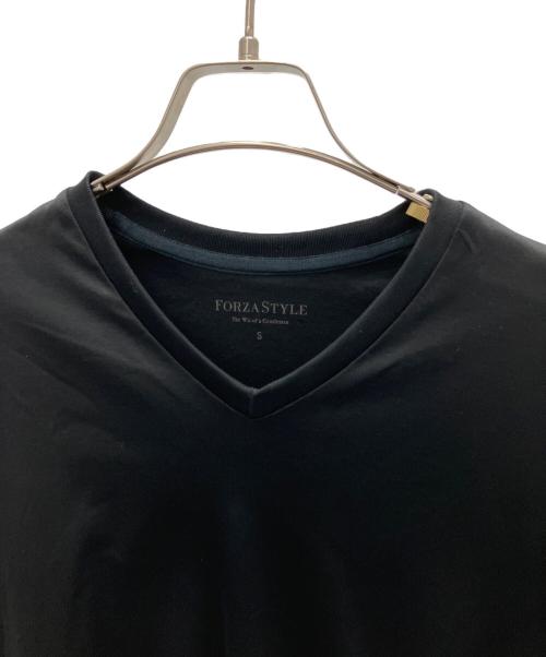 FORZA STYLE（フォルツァスタイル）FORZA STYLE (フォルツァスタイル) 頂上VネックTシャツ ブラック サイズ:Sの古着・服飾アイテム