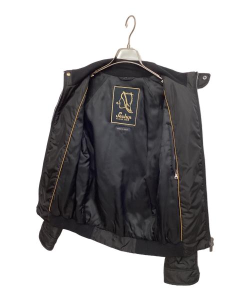 Sealup（シーラップ）SEALUP (シーラップ) ショート丈ダブルジップブルゾン ブラック サイズ:42の古着・服飾アイテム