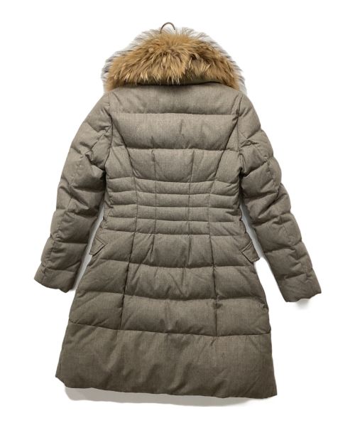 HETREGO（エトレゴ）HETREGO (エトレゴ) ファー付ダウンコート ベージュ サイズ:40の古着・服飾アイテム