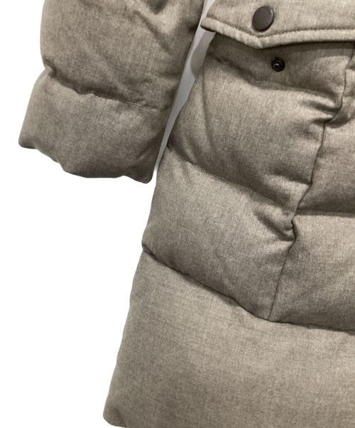 HETREGO（エトレゴ）HETREGO (エトレゴ) ファー付ダウンコート ベージュ サイズ:40の古着・服飾アイテム