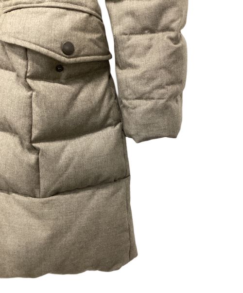 HETREGO（エトレゴ）HETREGO (エトレゴ) ファー付ダウンコート ベージュ サイズ:40の古着・服飾アイテム