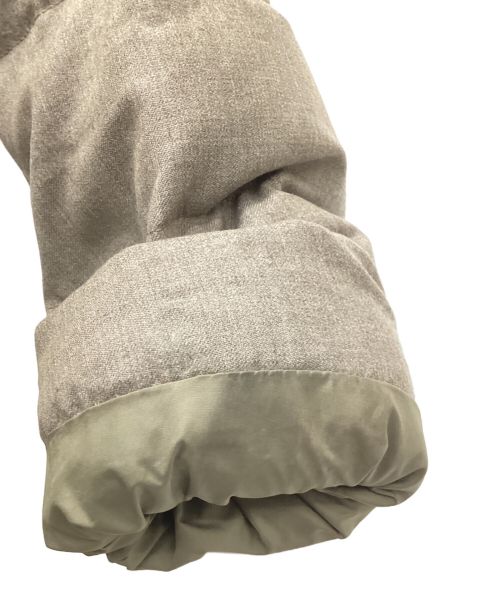 HETREGO（エトレゴ）HETREGO (エトレゴ) ファー付ダウンコート ベージュ サイズ:40の古着・服飾アイテム