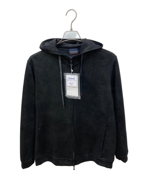NICOLE CLUB FOR MEN（ニコルクラブフォーメン）NICOLE CLUB FOR MEN (ニコルクラブフォーメン) アラカルトスウェード調 ジップアップパーカー ブラック サイズ:46 未使用品の古着・服飾アイテム