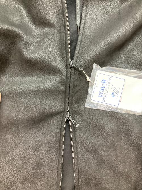 NICOLE CLUB FOR MEN（ニコルクラブフォーメン）NICOLE CLUB FOR MEN (ニコルクラブフォーメン) アラカルトスウェード調 ジップアップパーカー ブラック サイズ:46 未使用品の古着・服飾アイテム