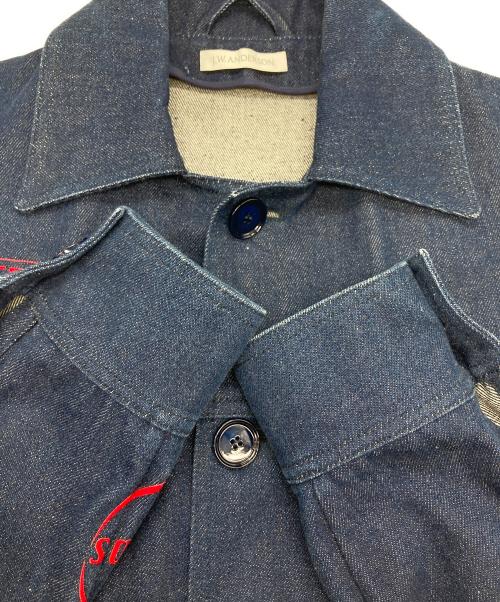 J.W.ANDERSON（ジェイダブリューアンダーソン）J.W.ANDERSON (ジェイダブリューアンダーソン) デニムコート インディゴ サイズ:SIZE 44の古着・服飾アイテム