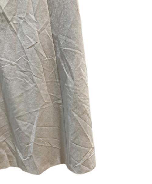 NOLLEY'S（ノーリーズ）NOLLEY'S (ノーリーズ) ウォッシャブルドライトロピカルフレアワンピース ベージュ サイズ:38の古着・服飾アイテム