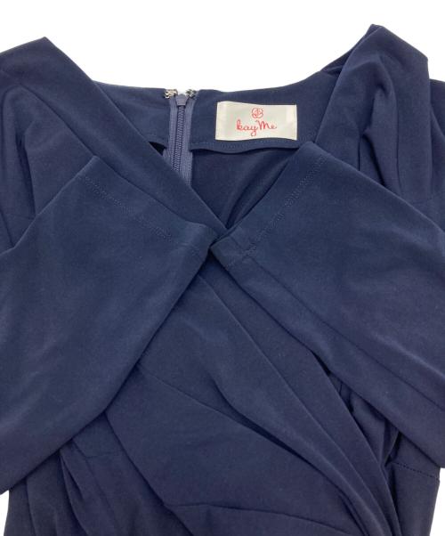 kay me（ケイミー）kay me (ケイミー) ギャザーワンピース ネイビー サイズ:11の古着・服飾アイテム