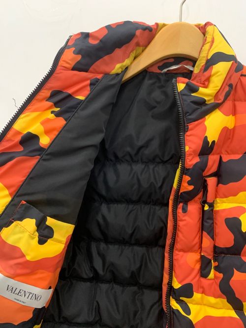 VALENTINO（ヴァレンティノ）VALENTINO (ヴァレンティノ) ダウンジャケット オレンジ×イエロー サイズ:44の古着・服飾アイテム