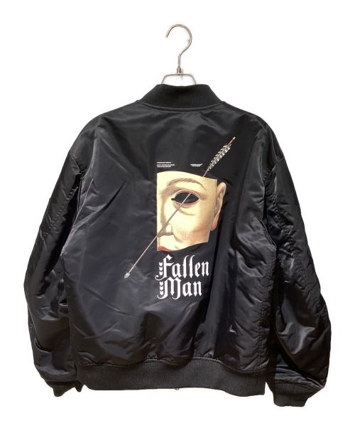 UNDERCOVER（アンダーカバー）UNDERCOVER (アンダーカバー) Fallen Man Bomber ブラック サイズ:2の古着・服飾アイテム