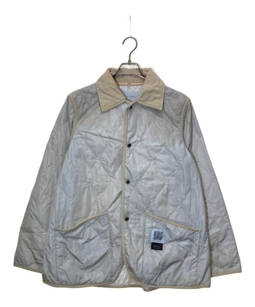 FUMITO GANRYU（フミトガンリュウ）FUMITO GANRYU (フミトガンリュウ) Detachable coller quilting liner グレー×ベージュ サイズ:2の古着・服飾アイテム