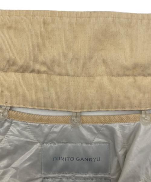 FUMITO GANRYU（フミトガンリュウ）FUMITO GANRYU (フミトガンリュウ) Detachable coller quilting liner グレー×ベージュ サイズ:2の古着・服飾アイテム