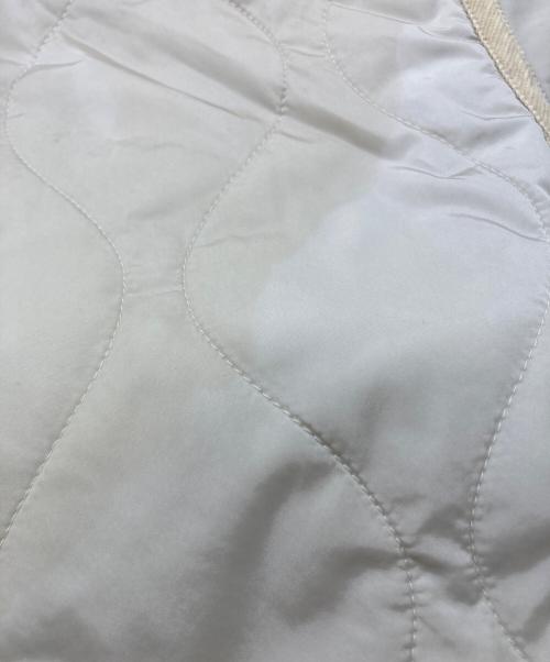 FUMITO GANRYU（フミトガンリュウ）FUMITO GANRYU (フミトガンリュウ) Detachable coller quilting liner グレー×ベージュ サイズ:2の古着・服飾アイテム