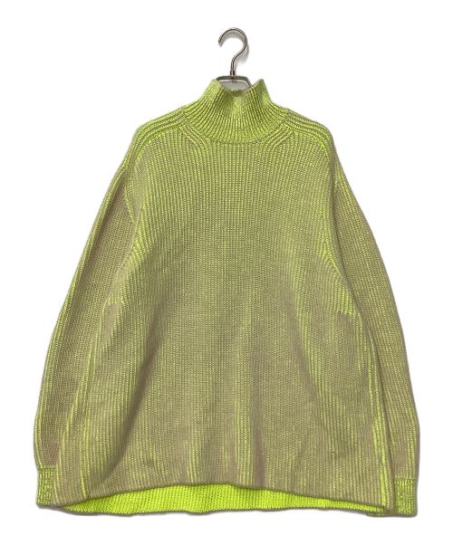 FUMITO GANRYU（フミトガンリュウ）FUMITO GANRYU (フミトガンリュウ) Ambient ribbed knit イエロー×ベージュ サイズ:2の古着・服飾アイテム