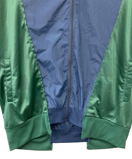 etsinta（エシンタ）etsinta (エシンタ) リメイクジャージトラックジャケット ネイビー×グリーン サイズ:ONEの古着・服飾アイテム