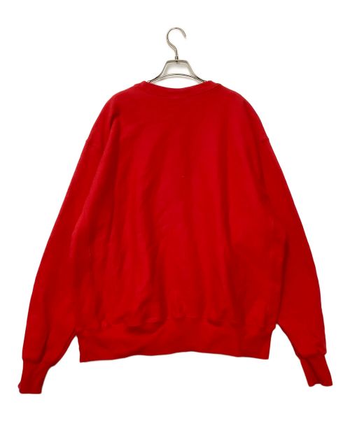 Champion REVERSE WEAVE（チャンピオン リバース ウィーブ）Champion REVERSE WEAVE (チャンピオン リバース ウィーブ) クルーネックスウェット レッド サイズ:XLの古着・服飾アイテム