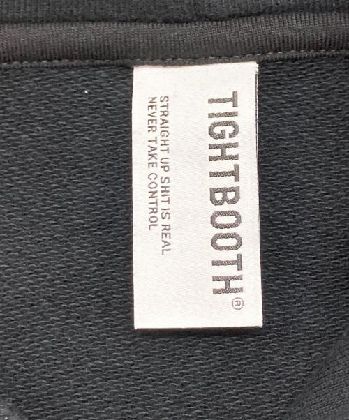 TIGHTBOOTH PRODUCTION（タイトブースプロダクション）TIGHTBOOTH PRODUCTION (タイトブースプロダクション) ACID LOGO HOODIE ブラック サイズ:Lの古着・服飾アイテム