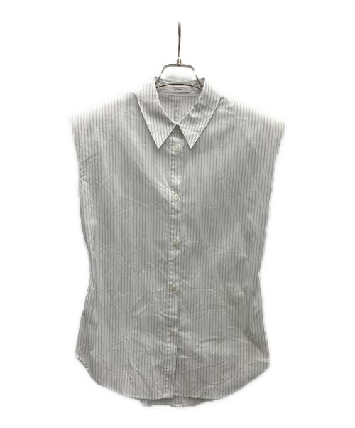 CLANE（クラネ）CLANE (クラネ) SHOULDER PADDED SHIRT ホワイト サイズ:SIZE1の古着・服飾アイテム