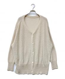 FRAMeWORK（フレームワーク）の古着「カノコ2WAY Back開きカーディガン」｜ベージュ