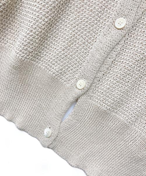 FRAMeWORK（フレームワーク）FRAMeWORK (フレームワーク) カノコ2WAY Back開きカーディガン ベージュ サイズ:Freeの古着・服飾アイテム