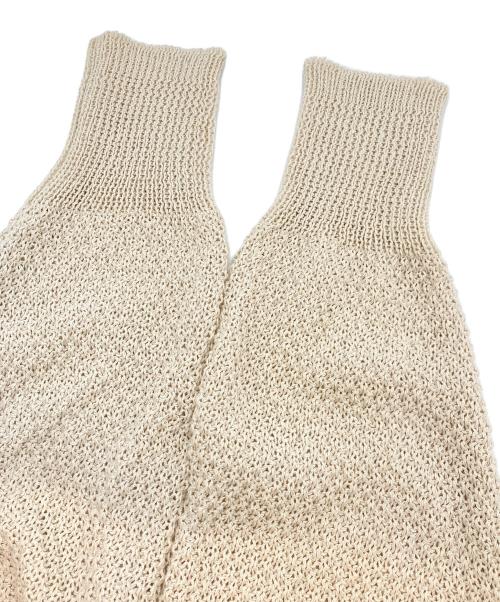 FRAMeWORK（フレームワーク）FRAMeWORK (フレームワーク) カノコ2WAY Back開きカーディガン ベージュ サイズ:Freeの古着・服飾アイテム