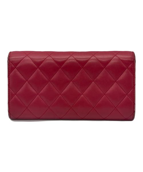 CHANEL（シャネル）CHANEL (シャネル) 3つ折り財布 ピンクの古着・服飾アイテム