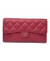 CHANEL（シャネル）の古着「3つ折り財布」｜ピンク