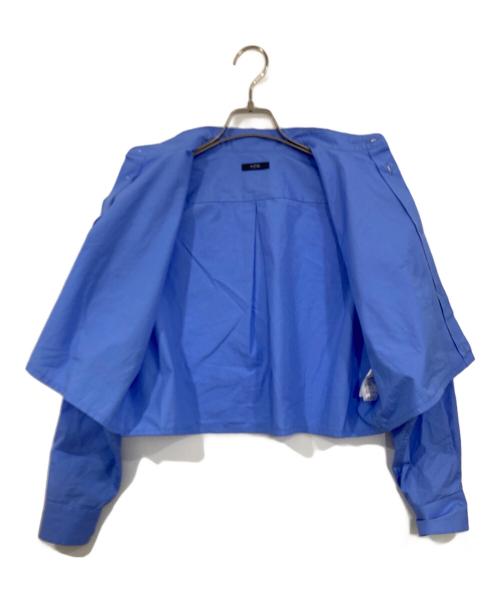 YLEVE（イレーヴ）YLEVE (イレーヴ) COTTON TYPEWRITER SHORT SH ブルー サイズ:1の古着・服飾アイテム