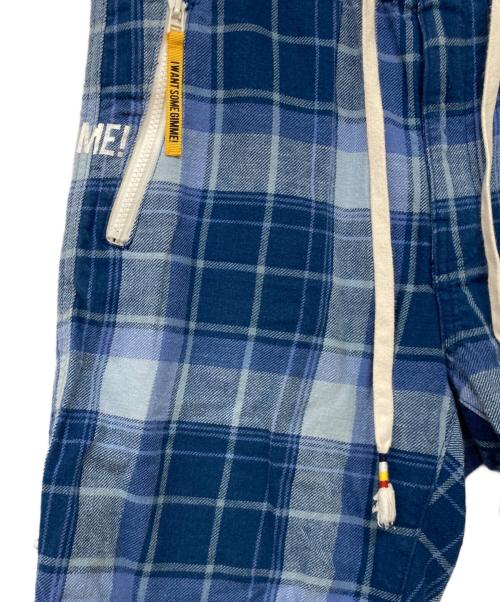 HORN GARMENT（ホーンガーメント）HORN GARMENT (ホーンガーメント) Never Flanel Shorts ブルー サイズ:46の古着・服飾アイテム