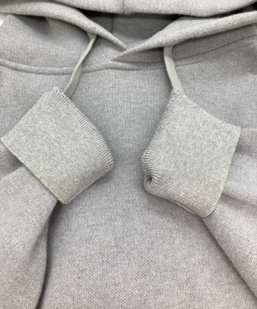 Denham（デンハム）Denham (デンハム) PRM KNIT HOODIE グレー サイズ:Sの古着・服飾アイテム