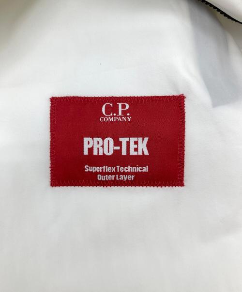 C.P COMPANY（シーピーカンパニー）C.P COMPANY (シーピーカンパニー) PRO-TEK HOODED PARKA FULL ZIP JACKET ホワイト サイズ:48の古着・服飾アイテム