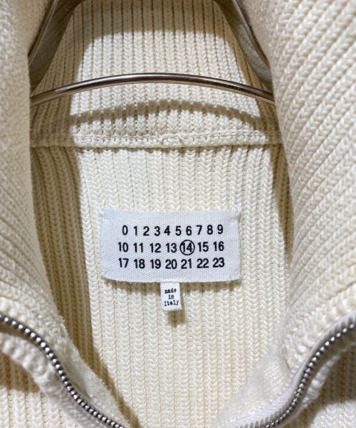Maison Margiela（メゾンマルジェラ）Maison Margiela (メゾンマルジェラ) Drivers Knit（ドライバーズニット） アイボリー サイズ:Mの古着・服飾アイテム