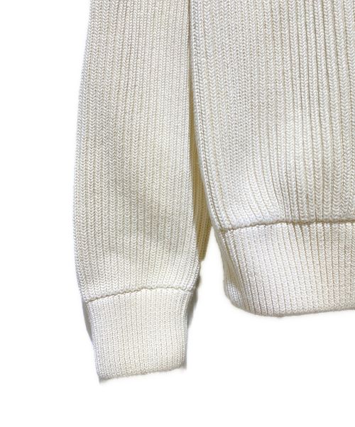 Maison Margiela（メゾンマルジェラ）Maison Margiela (メゾンマルジェラ) Drivers Knit（ドライバーズニット） アイボリー サイズ:Mの古着・服飾アイテム