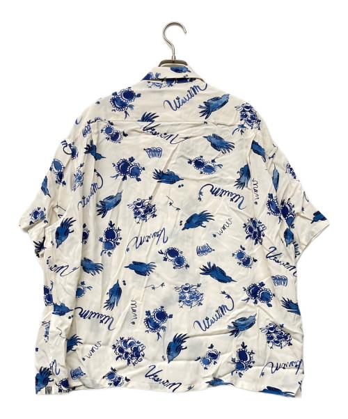 VISVIM（ビズビム）VISVIM (ビズビム) WALLIS SHIRT S/S SUNNYBIRD ブルー×ホワイト サイズ:2の古着・服飾アイテム
