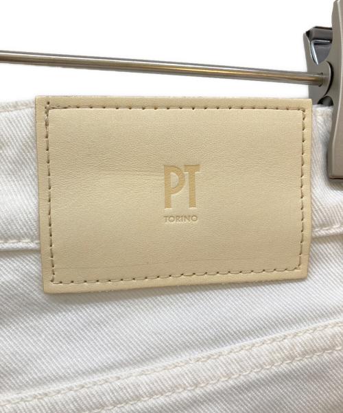 PT TORINO（ピーティートリノ）PT TORINO (ピーティートリノ) デニムパンツ ホワイト サイズ:78.5cm (W31)の古着・服飾アイテム