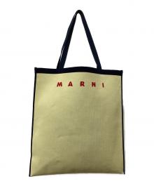 MARNI（マルニ）の古着「フラットショッピングバッグ」｜ベージュ