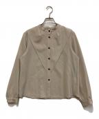 UNITED TOKYOユナイテッドトーキョー）の古着「ケープカラーブラウス」｜ベージュ