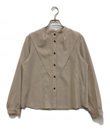 UNITED TOKYO（ユナイテッドトーキョー）の古着「ケープカラーブラウス」｜ベージュ