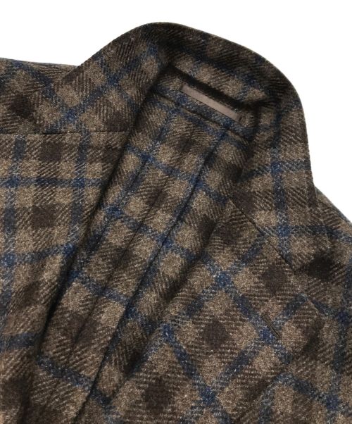 EDIFICE（エディフィス）EDIFICE (エディフィス) テーラードジャケット ブラウン サイズ:48の古着・服飾アイテム