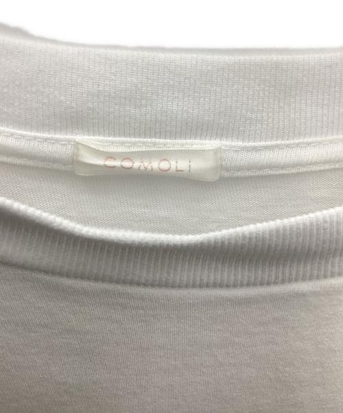 COMOLI（コモリ）COMOLI (コモリ) コットンジャージ 半袖Tシャツ ホワイト サイズ:4の古着・服飾アイテム